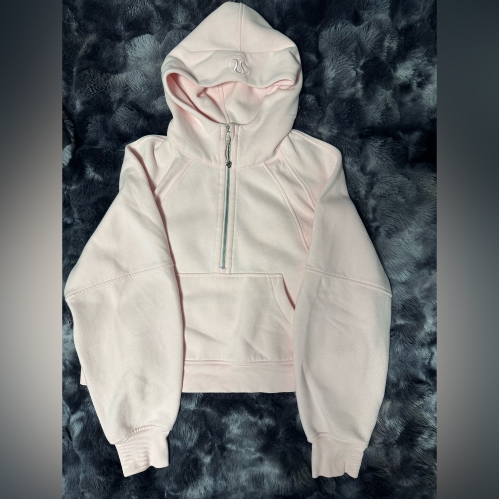 Lululemon Oversized 1/2 Zip Scuba**Strawberry Milkshake**